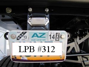 LED License Plate Bracket