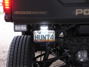 LED License Plate Bracket