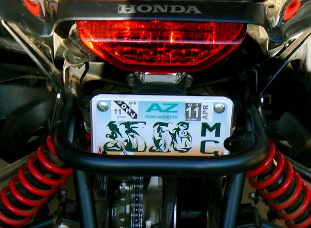 Honda LED License Plate Bracket #312