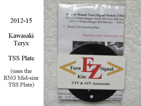 12-15 Kawasaki Teryx (RNG Mid-size) TSS Plate