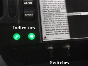 Honda Pioneer Toggle Switches LED Turn Signal Kit #604