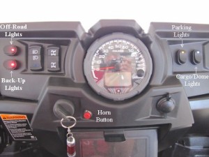 LED Rocker Switches Installed on Polaris RZR 1000 XP
